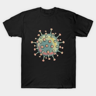 Pastel Virus Particles T-Shirt